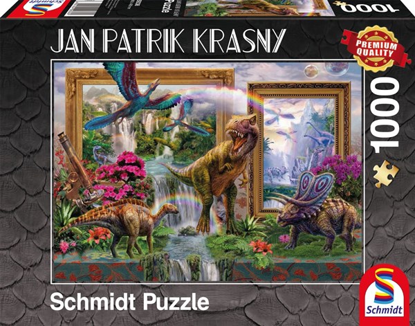 Schmidt Spiele (59336) - Jan Patrik Krasny: "Dinosaurs" - 1000 brikker puslespil