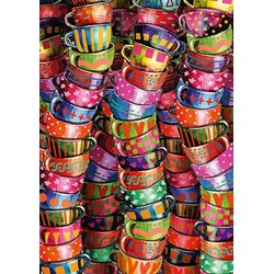 Schmidt Spiele (58228) - "Colorful Cups" - 500 brikker puslespil