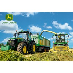 Schmidt Spiele (56044) - "John Deere, 7310R" - 100 brikker puslespil