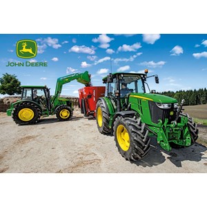 Schmidt Spiele (56045) - "John Deere, Tractor 5M Serie" - 150 brikker puslespil