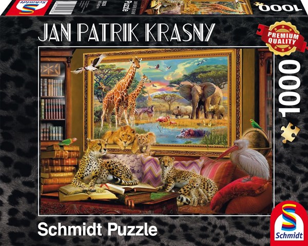 Schmidt Spiele (59335) - Jan Patrik Krasny: "The Savannah" - 1000 brikker puslespil