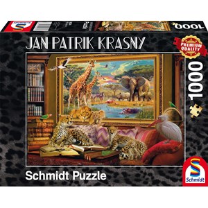Schmidt Spiele (59335) - Jan Patrik Krasny: "The Savannah" - 1000 brikker puslespil