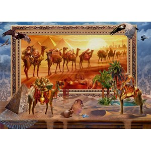 Schmidt Spiele (59338) - Jan Patrik Krasny: "The Desert" - 1000 brikker puslespil
