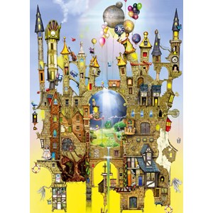 Schmidt Spiele (59354) - Colin Thompson: "Castle in the Air" - 1000 brikker puslespil