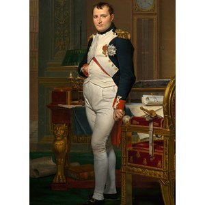 Grafika Kids (00362) - Jacques-Louis David: "The Emperor Napoleon in his study at the Tuileries, 1812" - 24 brikker puslespil