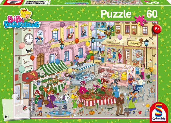 Schmidt Spiele (56150) - "Bibi Blocksberg" - 60 brikker puslespil