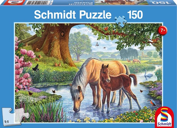 Schmidt Spiele (56161) - "Horses" - 150 brikker puslespil