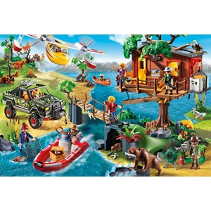 Schmidt Spiele (56164) - "Treehouse" - 150 brikker puslespil