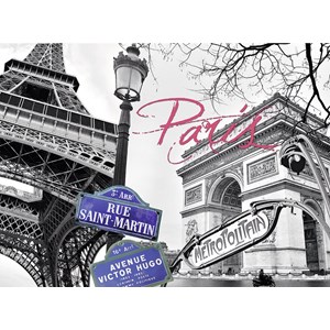 Ravensburger (13658) - "Paris" - 300 brikker puslespil