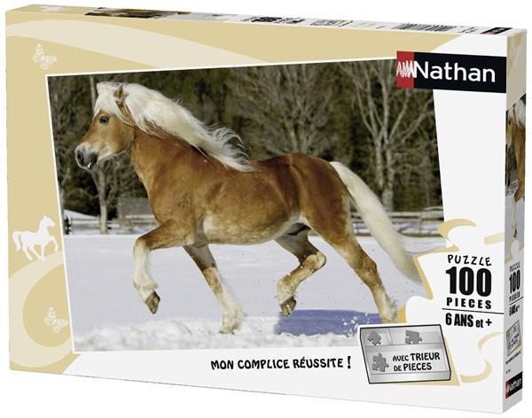 Nathan (86733) - "Horse" - 100 brikker puslespil