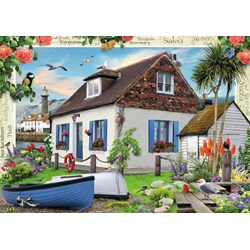 Ravensburger (19219) - "Fisherman's Cottage" - 1000 brikker puslespil