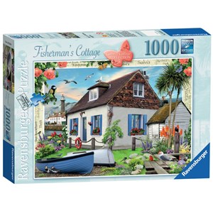 Ravensburger (19219) - "Fisherman's Cottage" - 1000 brikker puslespil