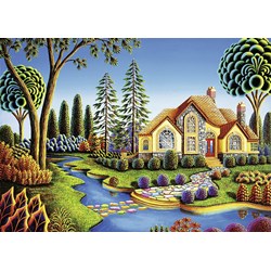 Ravensburger (13567) - Andy Russell: "Cottage Dream" - 300 brikker puslespil