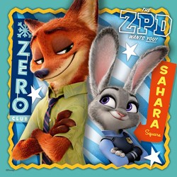 Ravensburger (09404) - "Zootropolis" - 49 brikker puslespil