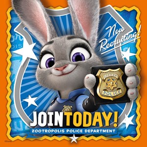 Ravensburger (09404) - "Zootropolis" - 49 brikker puslespil