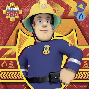 Ravensburger (09386) - "Brandmand Sam" - 49 brikker puslespil