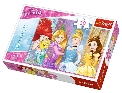 Trefl (18205) - "Disney Princess" - 30 brikker puslespil