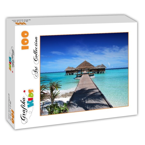 Grafika Kids (00636) - "Maldives" - 100 brikker puslespil