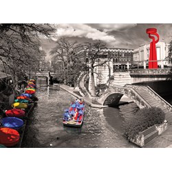 Eurographics (6000-0664) - "San Antonio River Walk" - 1000 brikker puslespil