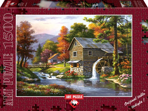 Art Puzzle (4640) - Dominic Davison: "Old Sutter's Mill" - 1500 brikker puslespil