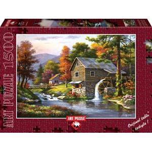 Art Puzzle (4640) - Dominic Davison: "Old Sutter's Mill" - 1500 brikker puslespil