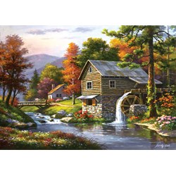 Art Puzzle (4640) - Dominic Davison: "Old Sutter's Mill" - 1500 brikker puslespil
