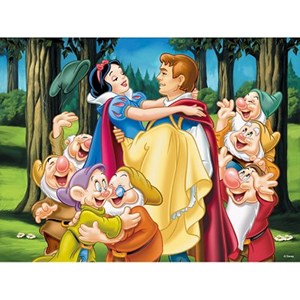 Ravensburger (12715) - "Snow White and her Prince" - 200 brikker puslespil