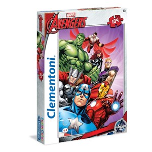 Clementoni (27931) - "Avengers" - 104 brikker puslespil