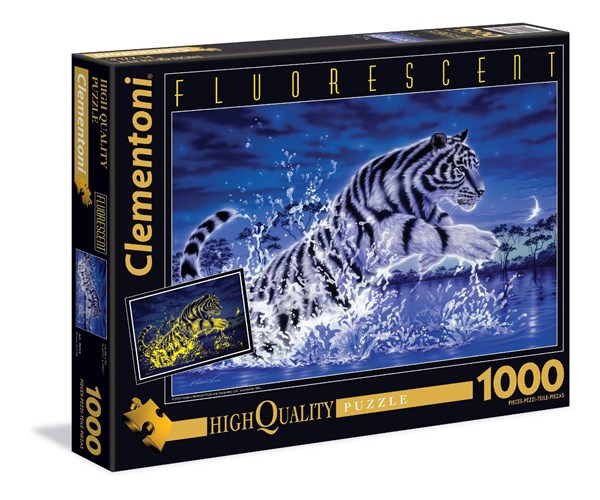 Clementoni (39354) - "Tiger" - 1000 brikker puslespil