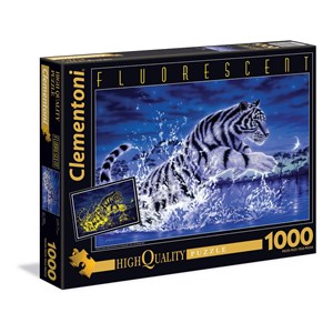 Clementoni (39354) - "Tiger" - 1000 brikker puslespil