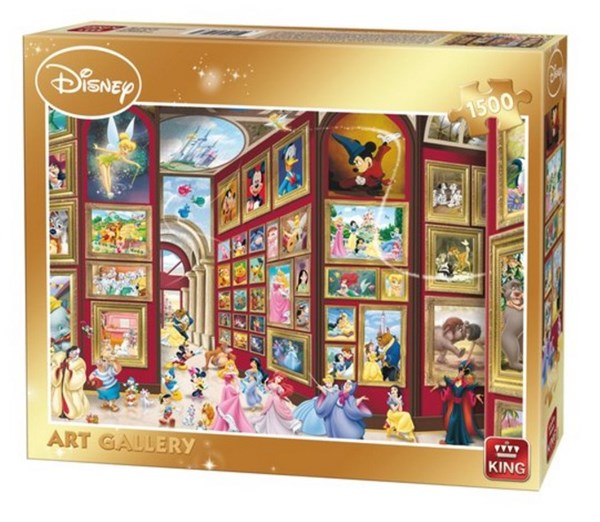 King International (05263) - "Disney, Art Gallery" - 1500 brikker puslespil
