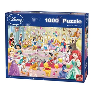King International (05264) - "Disney, Tillykke med fødselsdagen" - 1000 brikker puslespil