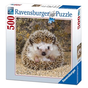 Ravensburger (15224) - "Cute Hedgehog" - 500 brikker puslespil