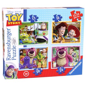 Ravensburger (07108) - "Toy Story" - 12 16 20 24 brikker puslespil