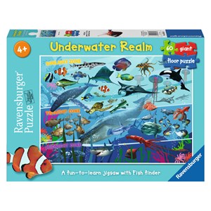Ravensburger (07347) - "Underwater Realm" - 60 brikker puslespil