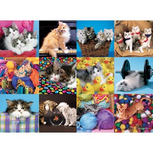 Ravensburger (13197) - "Cats Collage" - 300 brikker puslespil