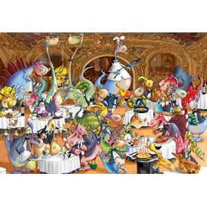 Grafika Kids (00923) - François Ruyer: "Restaurant" - 12 brikker puslespil