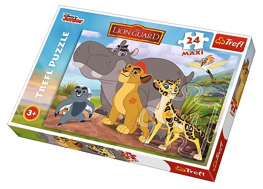 Trefl (14240) - "Disney Lion Guard" - 24 brikker puslespil