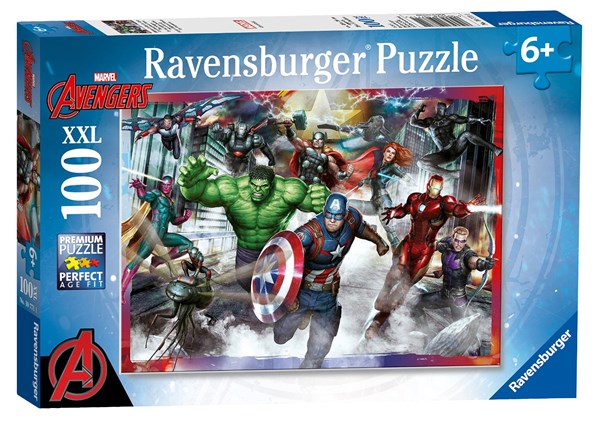 Ravensburger (10771) - "Avengers" - 100 brikker puslespil