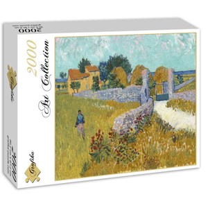 Grafika (01511) - Vincent van Gogh: "Farmhouse in Provence, 1888" - 2000 brikker puslespil