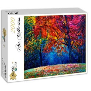 Grafika (01545) - "Autumn Forest" - 2000 brikker puslespil