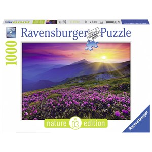 Ravensburger (19608) - "Sunrise, Mountain Meadow" - 1000 brikker puslespil