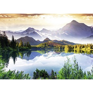 Ravensburger (19901) - "Sunny Mountain Landscape" - 1200 brikker puslespil