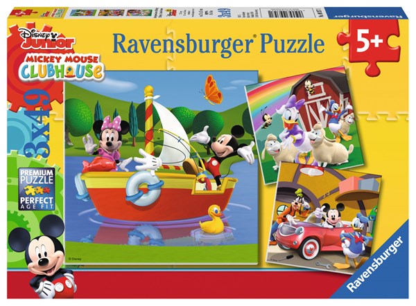 Ravensburger (09357) - "Everyone Loves Mickey" - 49 brikker puslespil