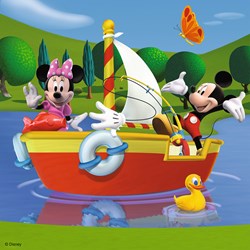 Ravensburger (09357) - "Everyone Loves Mickey" - 49 brikker puslespil