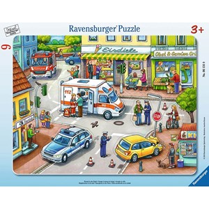 Ravensburger (06131) - "Rescue in the City" - 9 brikker puslespil