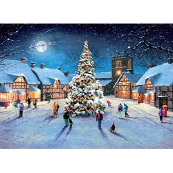 King International (05610) - "Christmas Village" - 1000 brikker puslespil