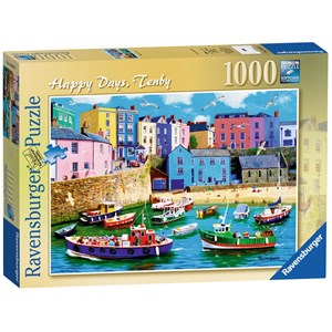 Ravensburger (19433) - Kevin Walsh: "Tenby" - 1000 brikker puslespil