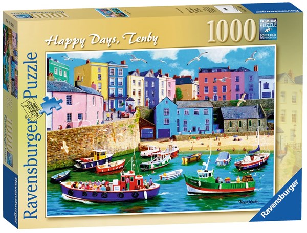 Ravensburger (19433) - Kevin Walsh: "Tenby" - 1000 brikker puslespil