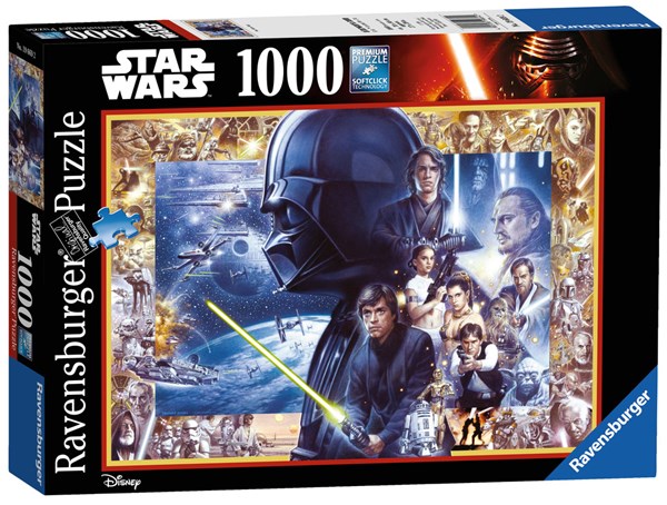 Ravensburger (19669) - "Star Wars" - 1000 brikker puslespil